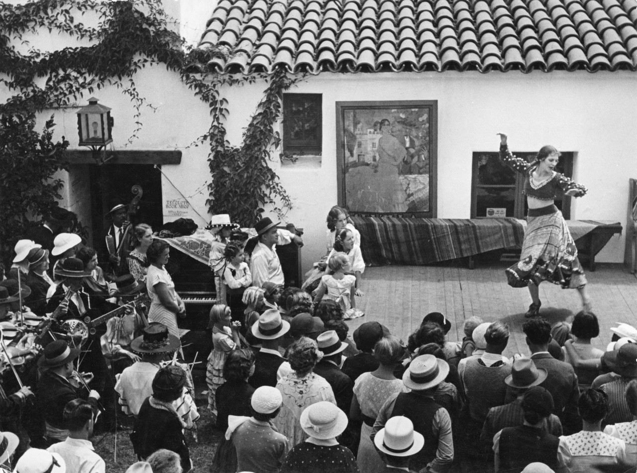Dancer Doris Smith at El Paseo by J. Walter Collinge