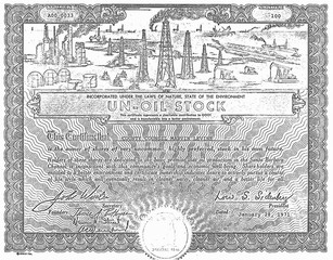 Un-Oil Certificate